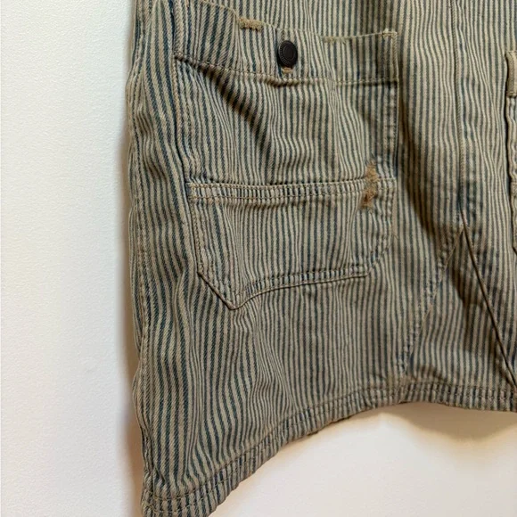 NWOT Free People We The Free Overall Smock Mini Railroad Top Size Medium - Picture 10 of 14